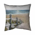 Fondo 20 x 20 in. Soft Seaside-Double Sided Print Indoor Pillow FO2774571